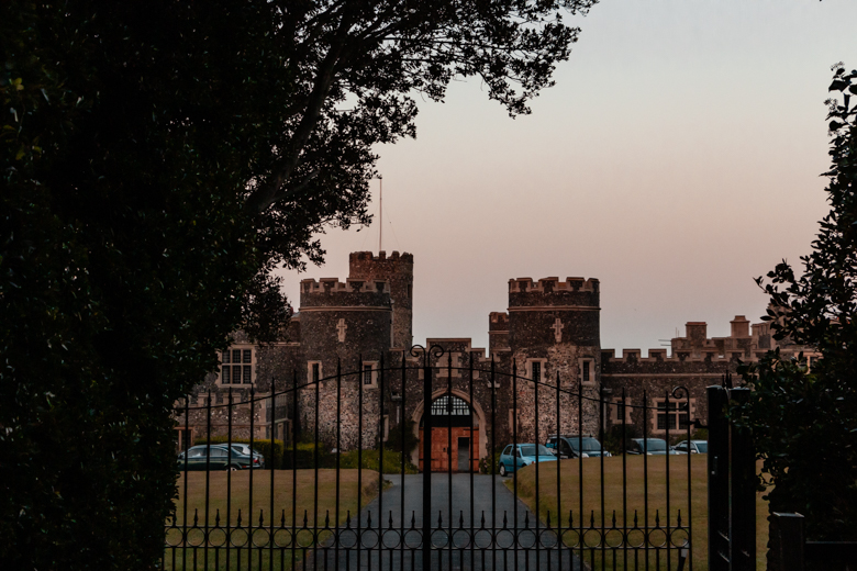 Entrance to the Kingsgate Castle, Broadstairs - Margate to Broadstairs walk