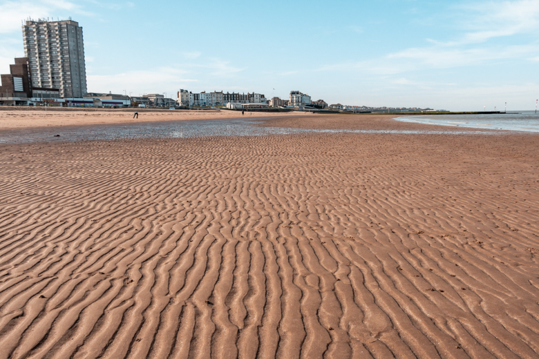 Margate Main Sands, start of the Margate to Broadstairs walk