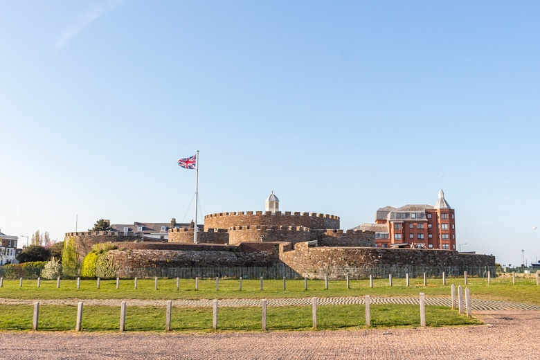 Deal Castle, Kent - walk from Dover to deal