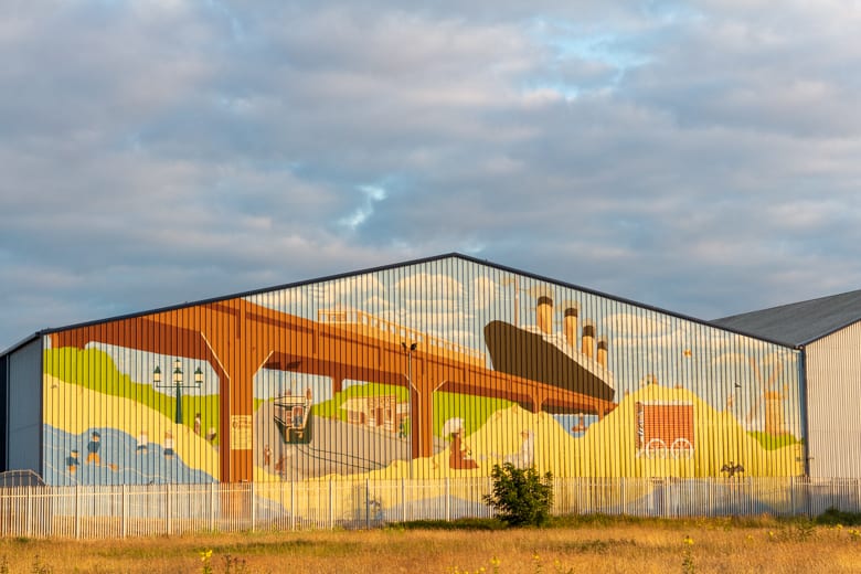 Crosby Beach, the nearest beach to Liverpool - the Waterloo Mural